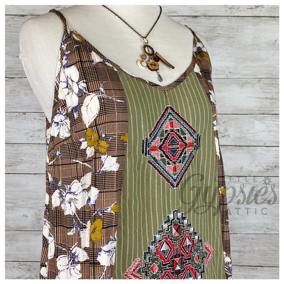 Entro Mixed Media Tunic Dress - Picture 2 of 14